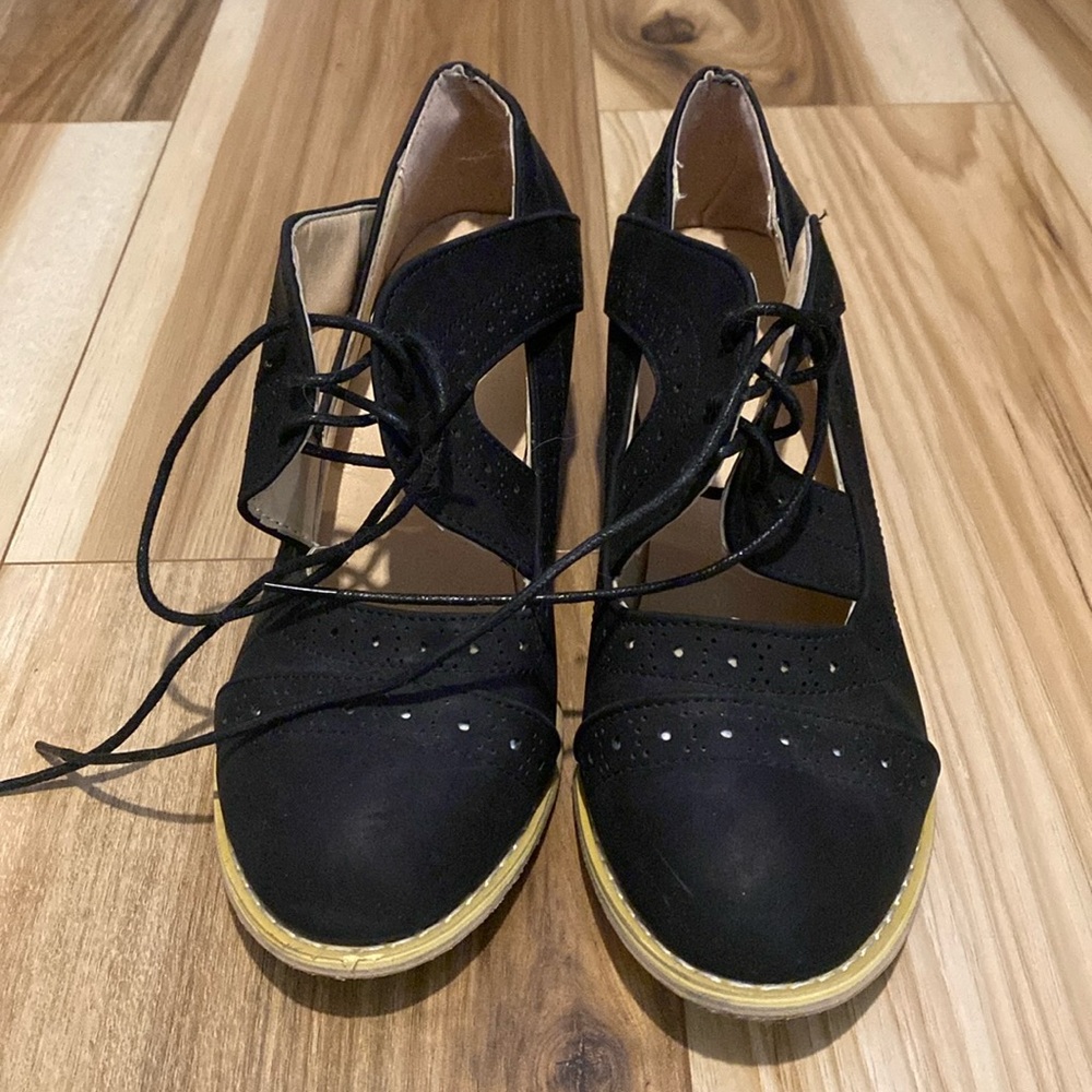 Black heels